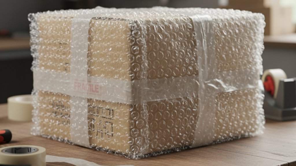 اهمیت نایلون حبابدار در ضربه گیری و محافظت از محصولات